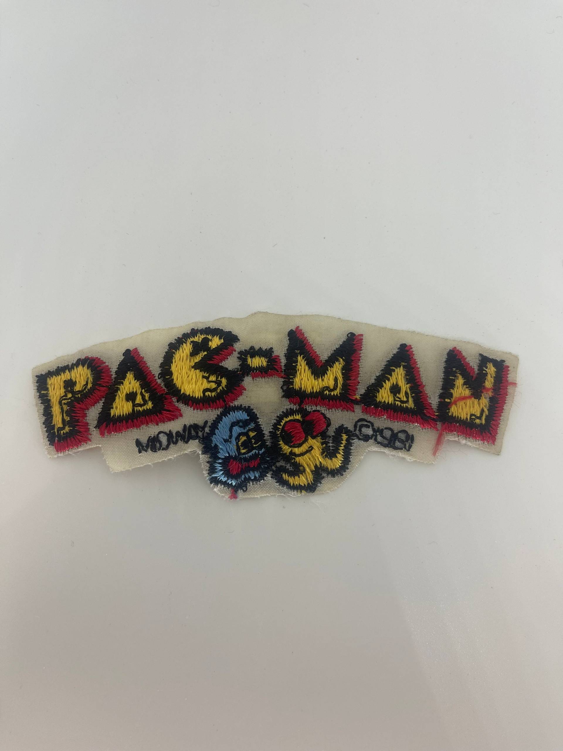 Vintage Aufnäher Pacman Pac-Man Patch Logo von VintageItems4Less