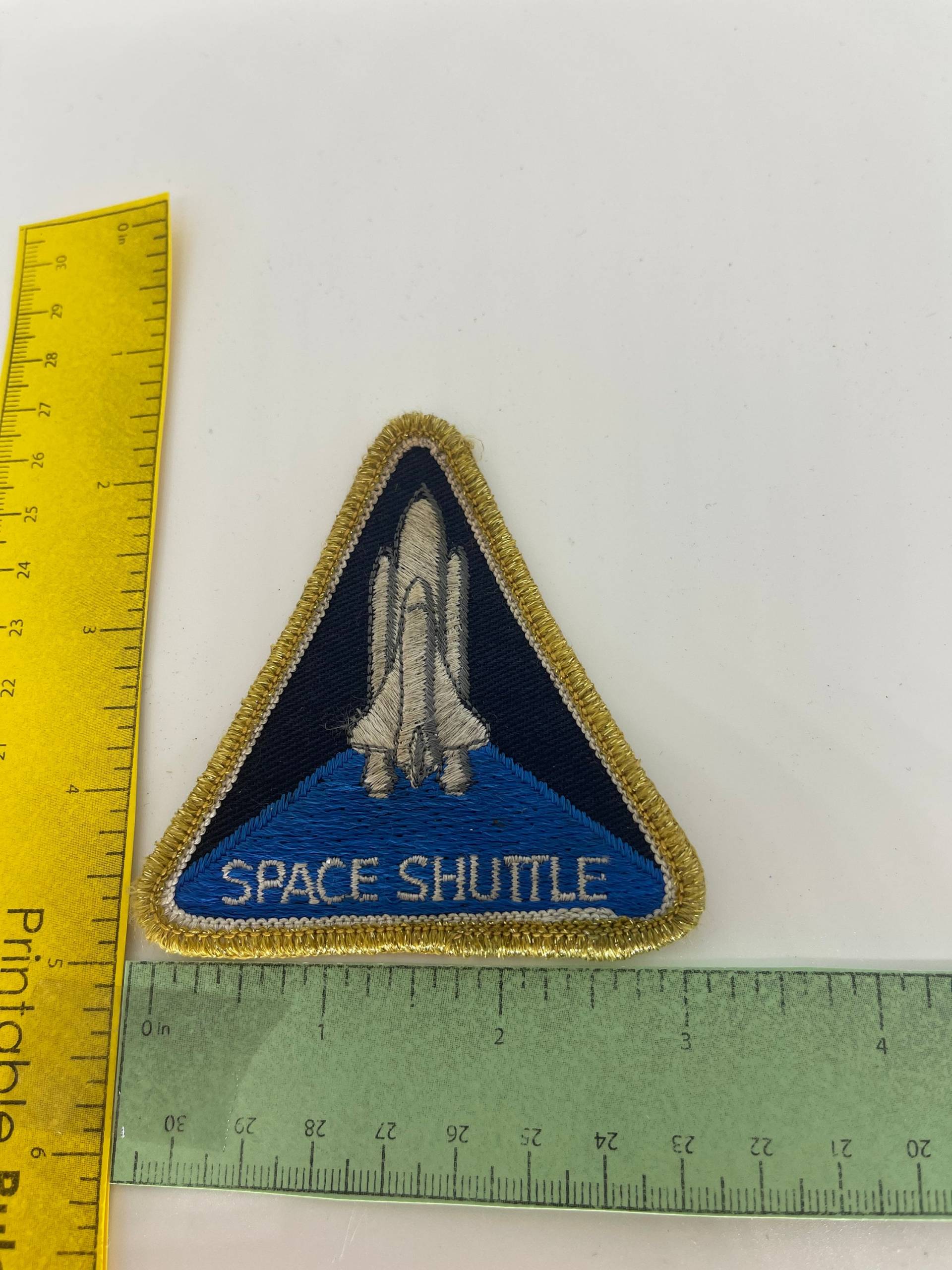 Vintage Patches Besticktes Bügeleisen Auf Aufnäher Space Shuttle Patch Logo von VintageItems4Less