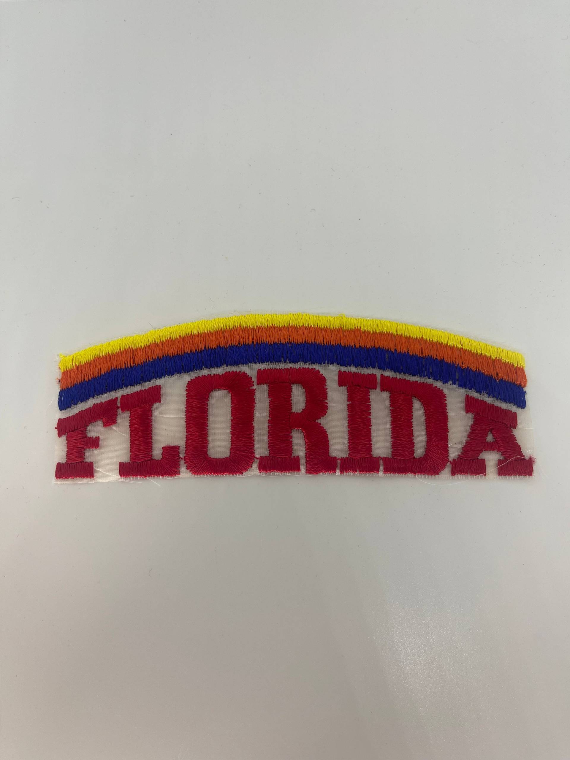 Vintage Patches Besticktes Bügeleisen Auf Florida Patch Logo von VintageItems4Less