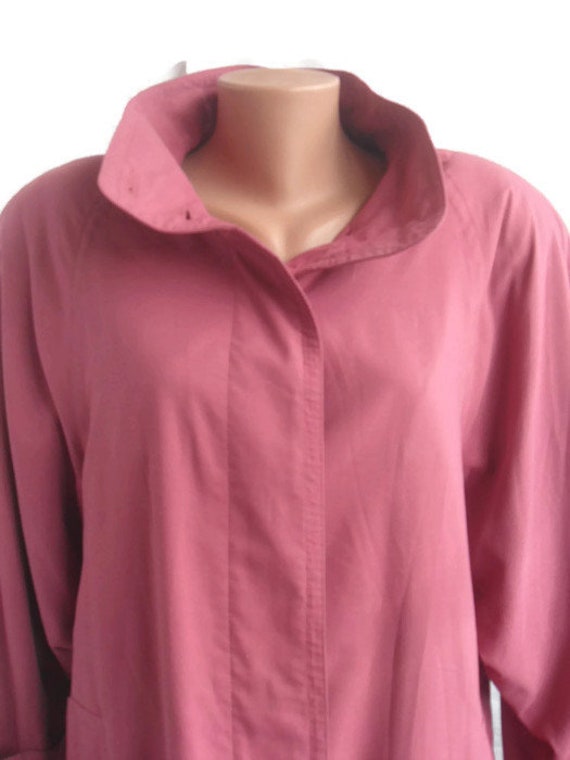 Vintage London Fog Pink Trenchcoat 90Er Jahre Mantel | Large Vintage London Fog Pink Trenchcoat 90Er Jahre Mantel | Large von VintageItemsUkraine