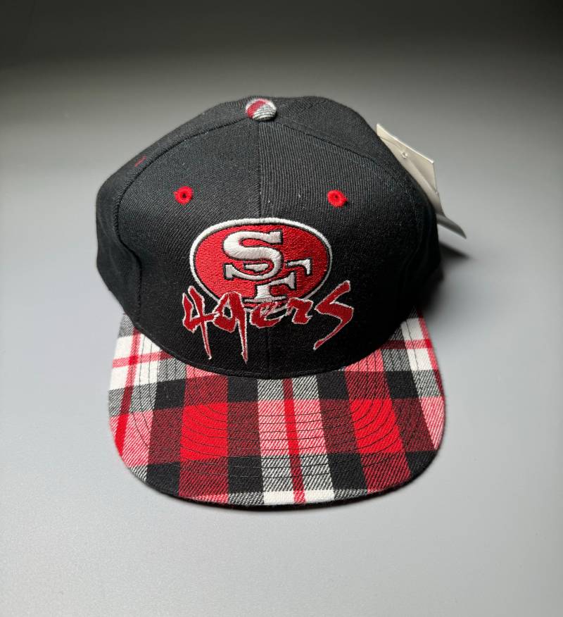 Annco Cap San Francisco 49Ers Vintage Snapback 90Er Jahre Nfl Football Kariert Tartan Profi Model Otto Deadstock Nwt Annco Cap San Francisco 49Ers Vintage Snapback 90Er Jahre Nfl Football Kariert Tartan Profi Model Otto Deadstock Nwt von VintageJamCZ