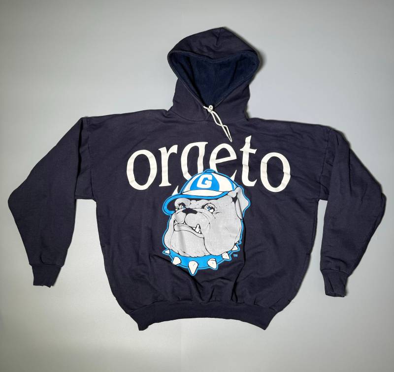 Georgetown Hoyas Sweatshirt Nickelfreie Baumwolle Vintage Ärmel Spelout Calhoun Drucke 90Er Jahre Hoodie Made in Canada Size L Georgetown Hoyas Sweatshirt Nickelfreie Baumwolle Vintage Ärmel Spelout Calhoun Drucke 90Er Jahre Hoodie Made in Canada Size L von VintageJamCZ