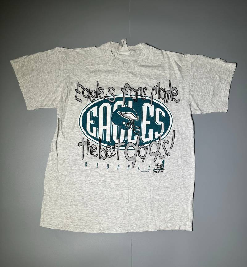 Riddell T-Shirt Vintage Philadelphia Eagles 1997 Nfl American Football Made in Usa 90Er Jahre Size L Riddell T-Shirt Vintage Philadelphia Eagles 1997 Nfl American Football Made in Usa 90Er Jahre Size L von VintageJamCZ