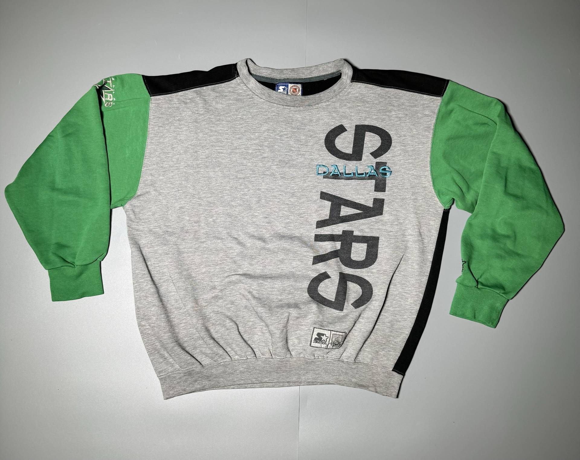 Starter Dallas Sweatshirt Stars Vintage Crewneck 90S Made in Korea Nhl Eishockey Gr. Xl von VintageJamCZ