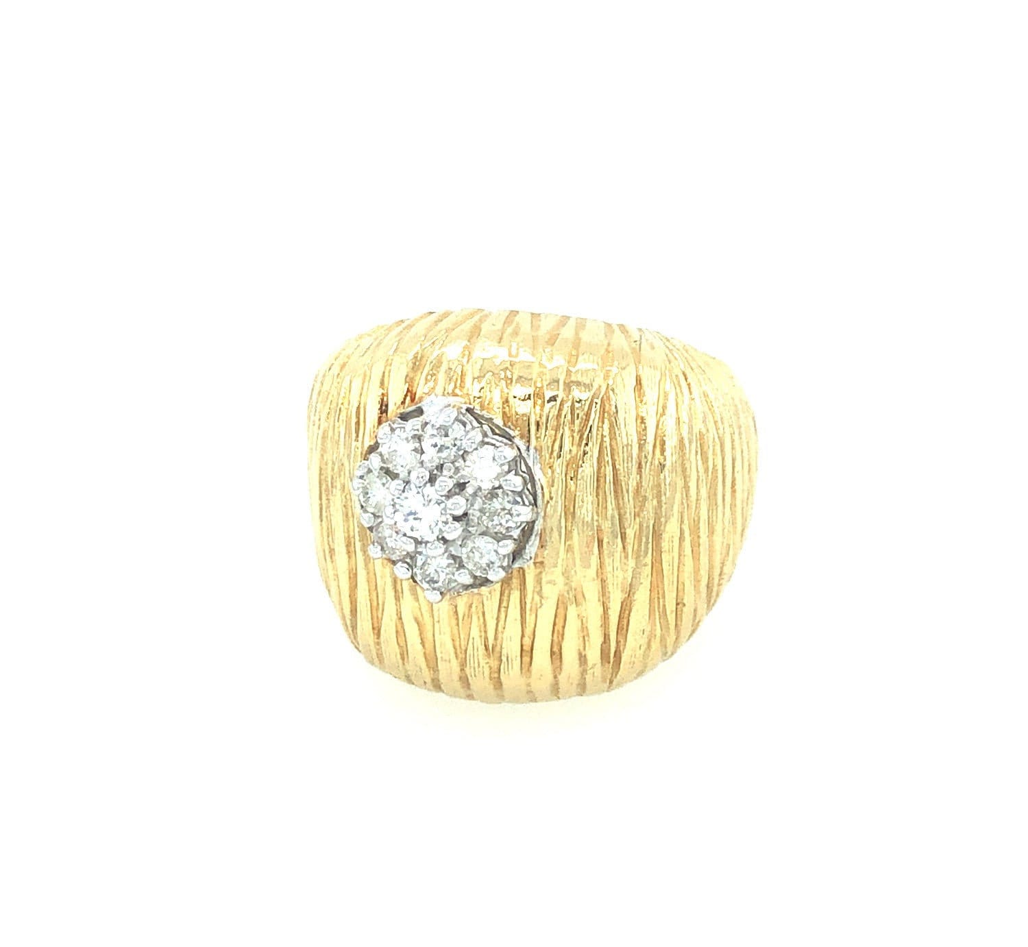1960Er Jahre 18K Gold Brillantschliff Ring 1960Er Jahre 18K Gold Brillantschliff Ring von VintageJewelleryCoUK