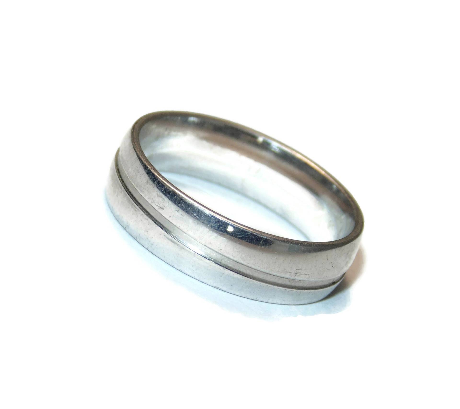 Mens Womens Sterling Silber Versprechen Hochzeit Engagement Wavy Line Band Ring Us Größe 5 6.75 7 | 2 8 9 10 10.75 11.5 925 von VintageJewelryEden