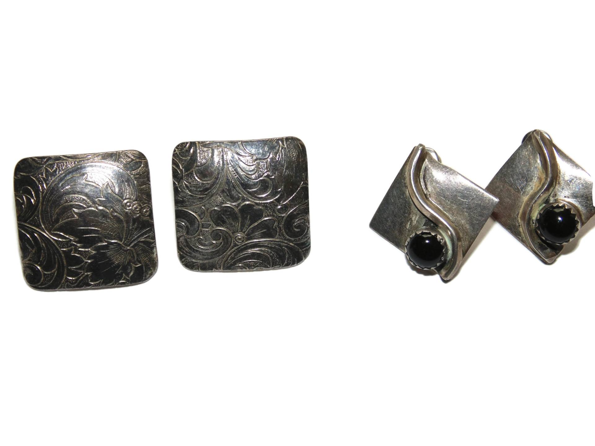 Se586 Vintage Estate Sterlingsilber Träne Baumeln Bewegliche Ohrhänger 925 Schmuck Geschenk Für Sie von VintageJewelryEden