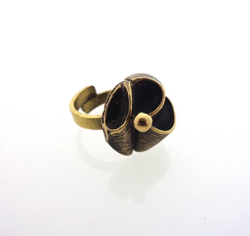 Vintage Bronze Ring - Alpo Tammi Für Tammen Koru von VintageJewelryNL