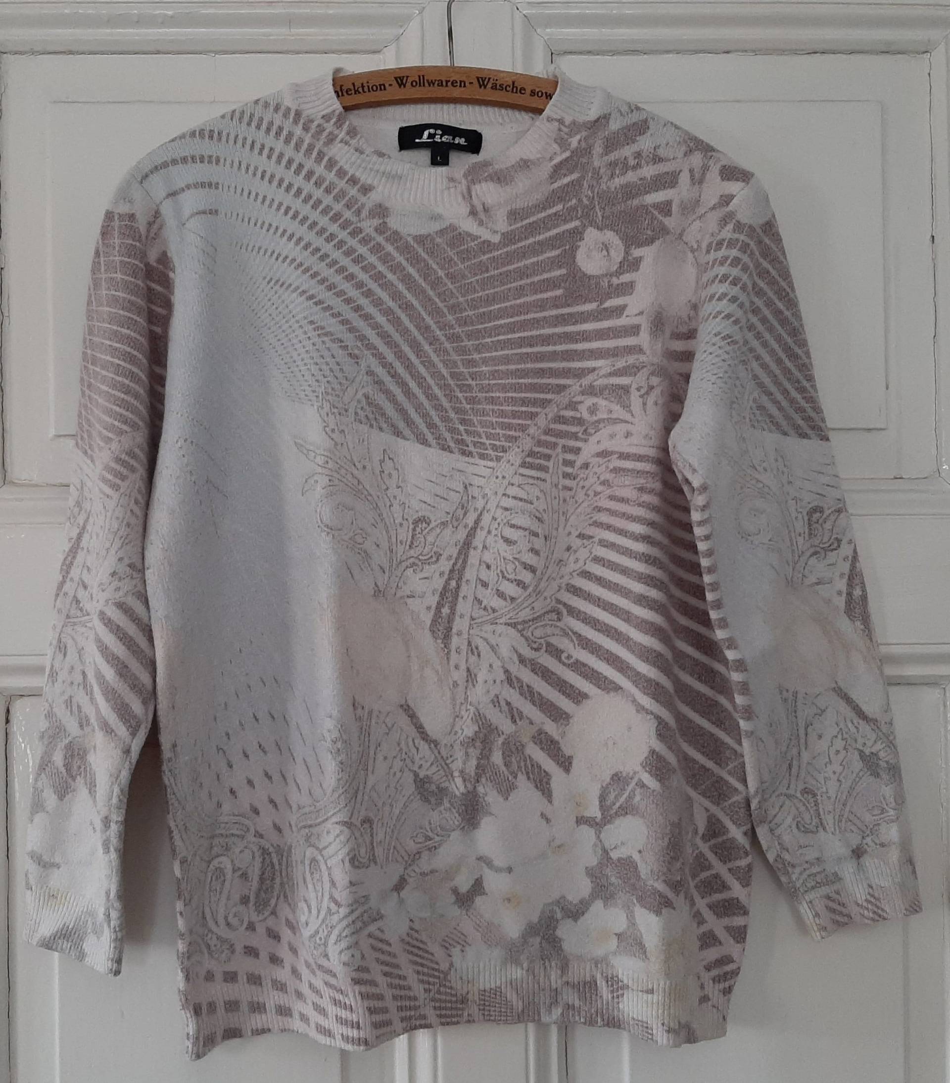 Vintage Damen Pulloverstrickpullover Mit Blumen in Pastellfarben...vintage Knitwear Clothing Crazy Pattern Vintage Damen Pulloverstrickpullover Mit Blumen in Pastellfarben...vintage Knitwear Clothing Crazy Pattern von VintageKleidungStore