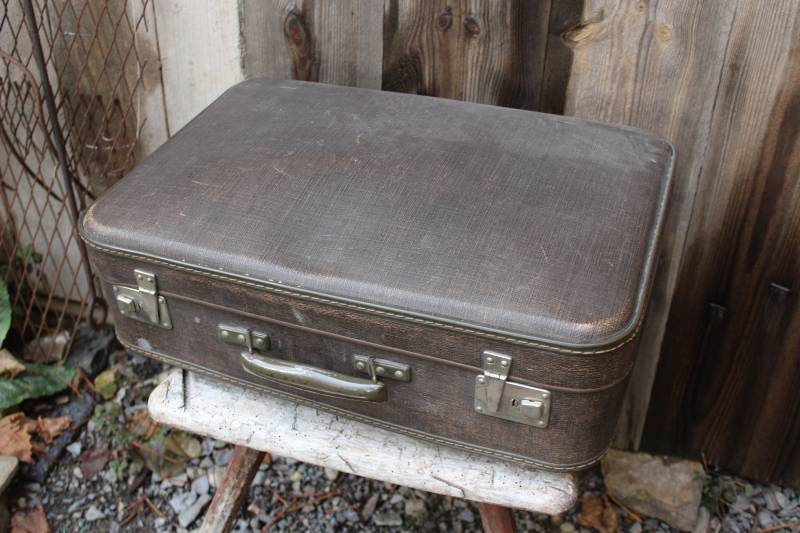 Vintage Koffer Oldtimerkoffer Vulkanfiber Mit 2 Schlüsseln Veb Kindelbrück 50Er 60Er Jahre Ddr von VintageKreativecke