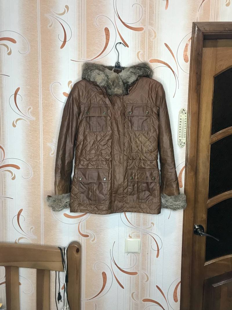 Vintage Damen Belstaff Gold Label Wax Quilted Jacket Dunkelbraun Größe 42 von VintageKyivShop