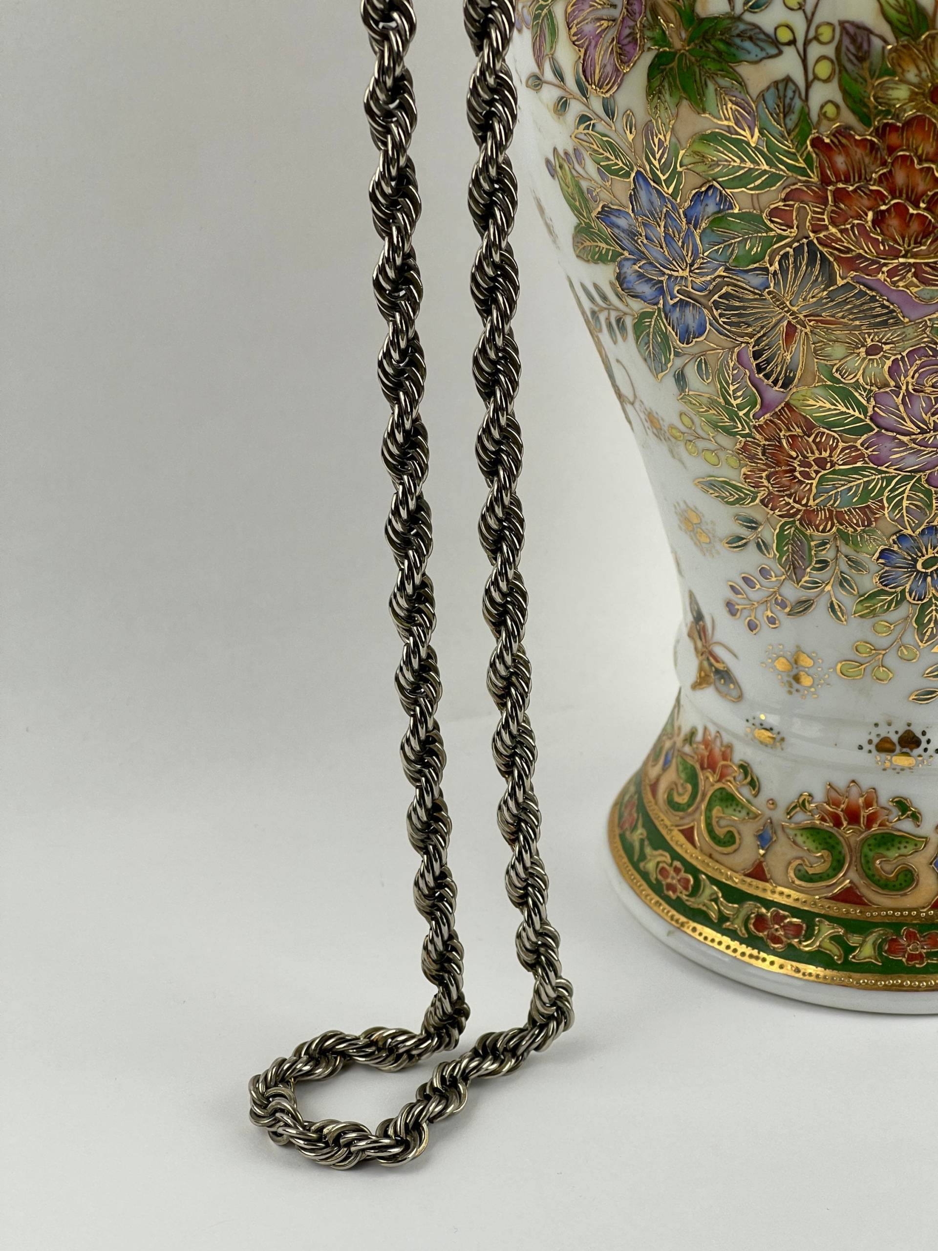 Massives Gliederkette Silber Metall von VintageLaRetro