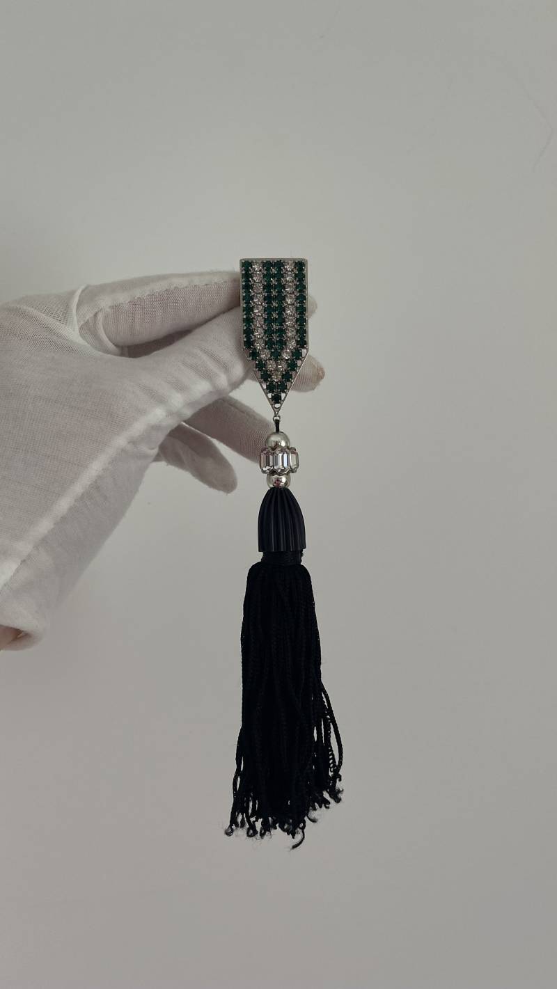 Modeschmuck Brosche Couture Designer Vintage 70Er von VintageLaRetro