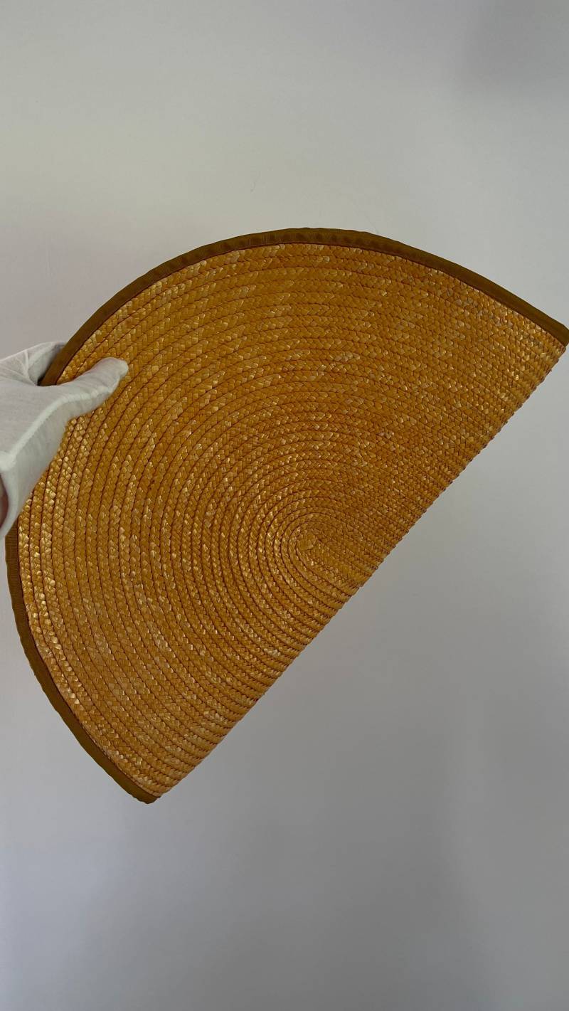 Sommer Clutch Aus Stroh Leinen Vintage Tasche von VintageLaRetro