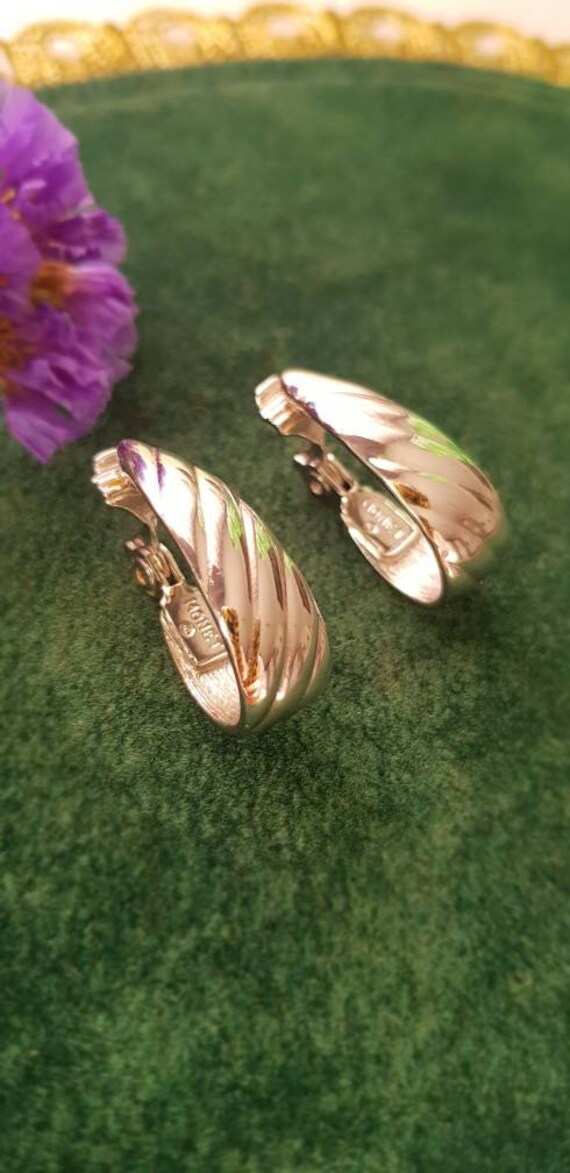 Vintage Monet Clip Ohrringe von VintageLaRetro