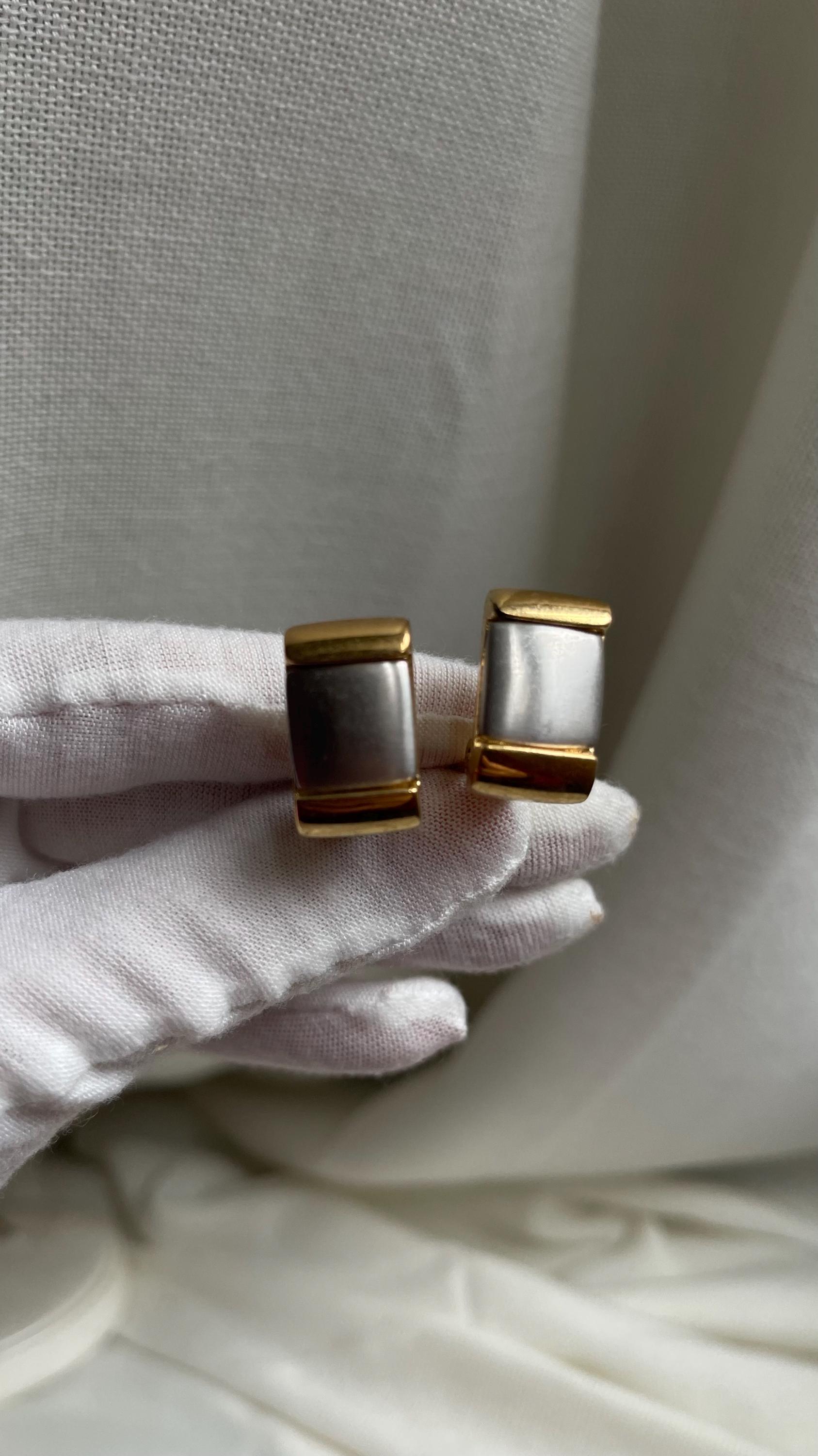 Vintage Ohrclips Gold Silber von VintageLaRetro