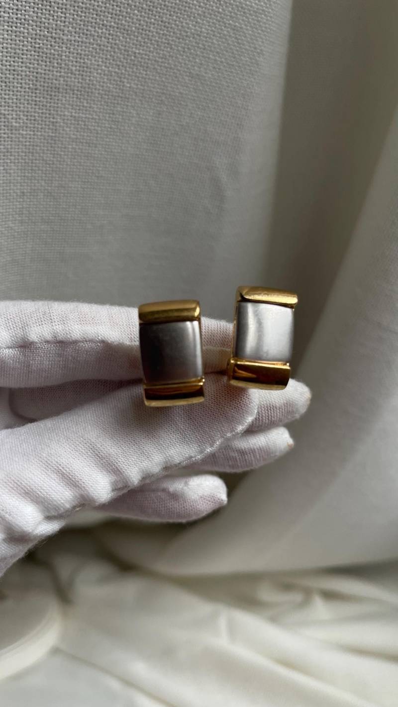 Vintage Ohrclips Gold Silber von VintageLaRetro