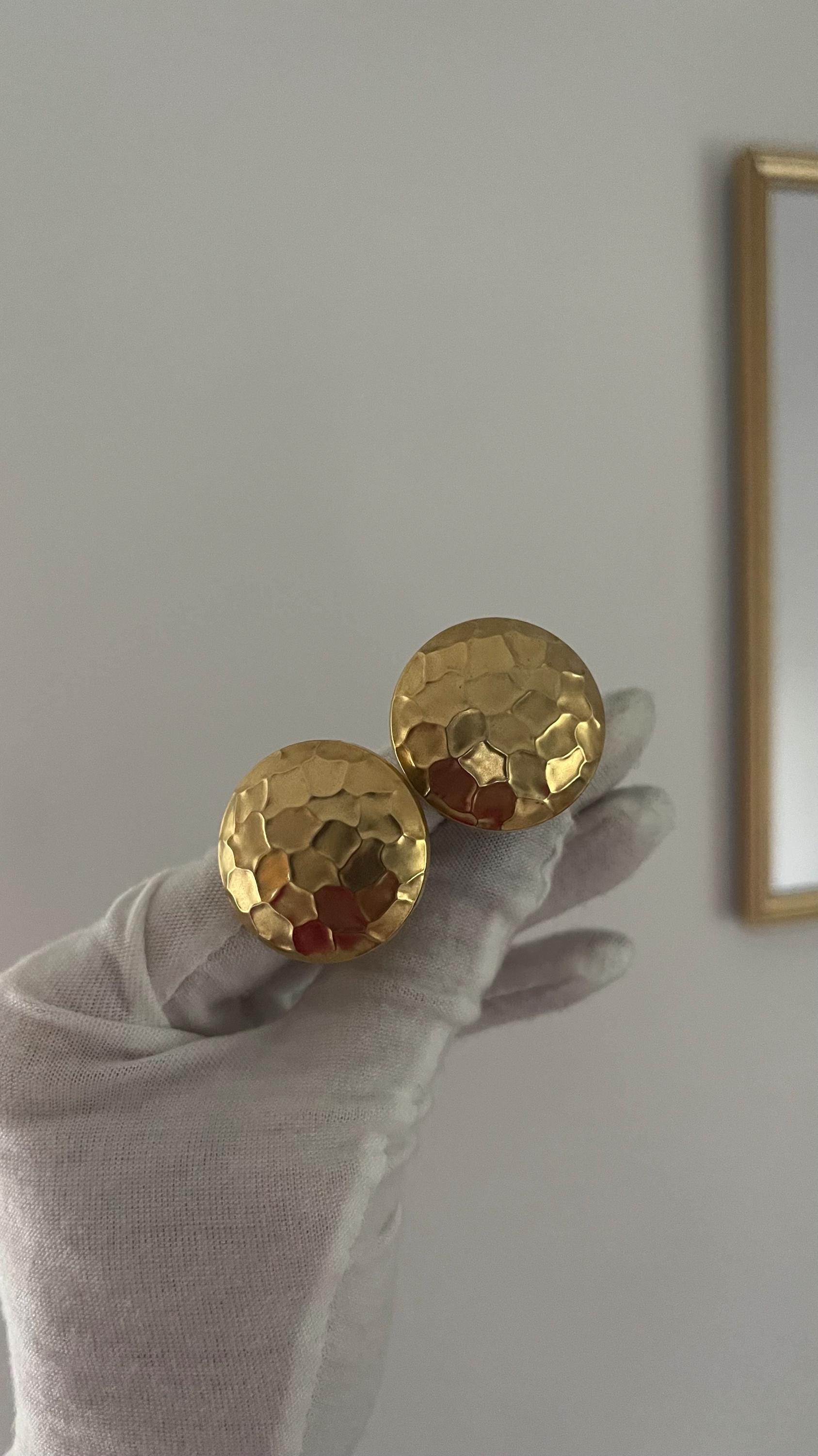 Vintage Ohrclips Rund Form, Elegante Schmuck von VintageLaRetro