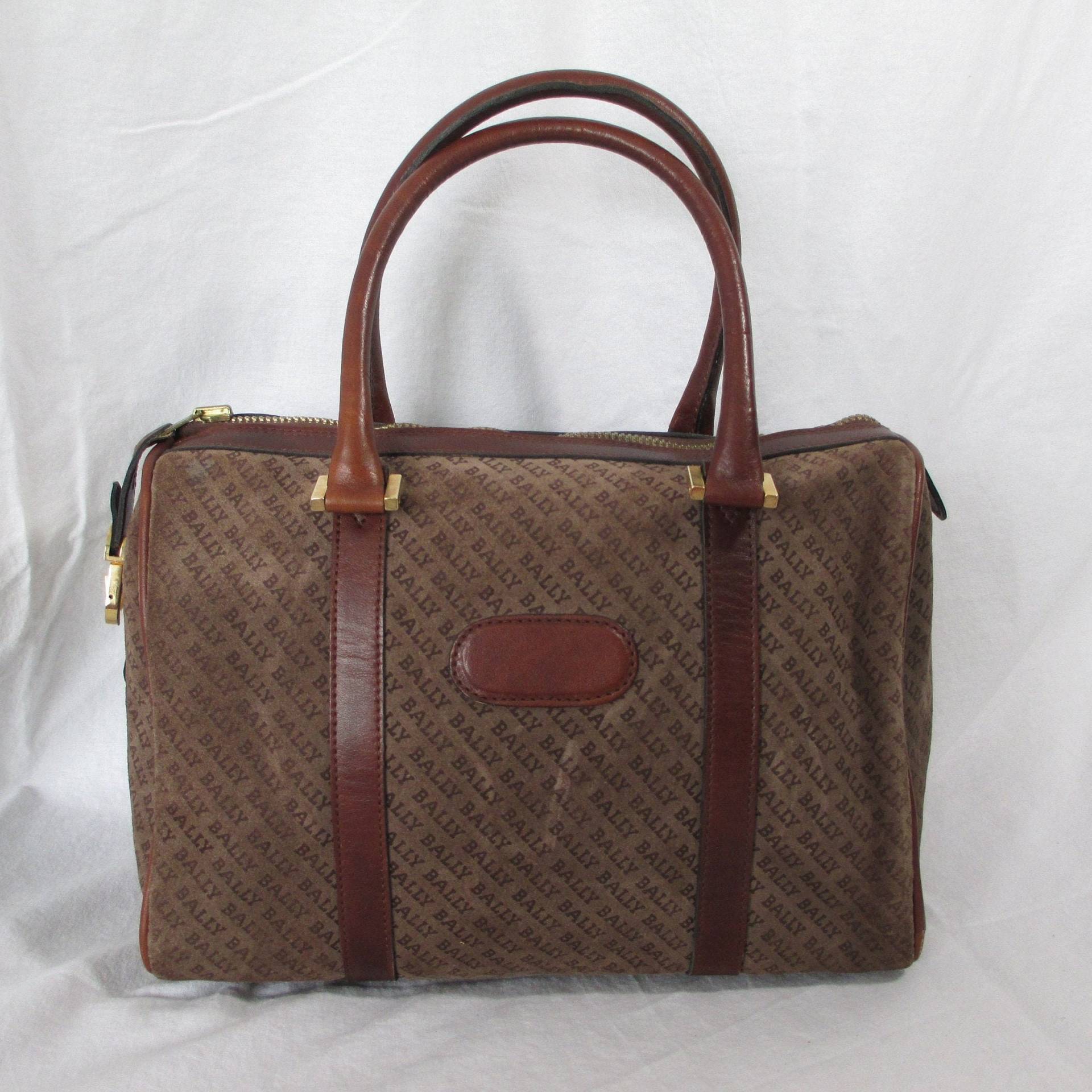 Echte Vintage Bally Signatur Braune Wildleder Und Leder Umhängetasche Handtasche 80Er Jahre Echte Vintage Bally Signatur Braune Wildleder Und Leder Umhängetasche Handtasche 80Er Jahre von VintageLeatherPurses