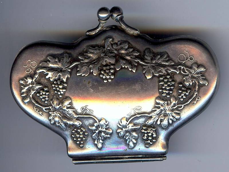 Grosse Vintage Versilberte Echte Geldbörse Pin Anstecknadel Grosse Vintage Versilberte Echte Geldbörse Pin Anstecknadel von VintageLovedOne