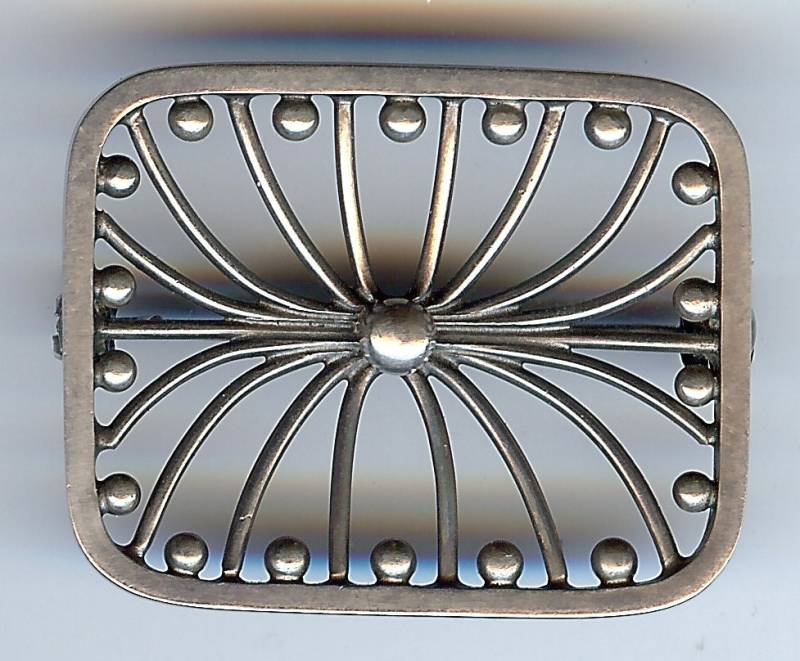 Hans Hansen Denmark Vintage-Brosche Aus Sterlingsilber von VintageLovedOne