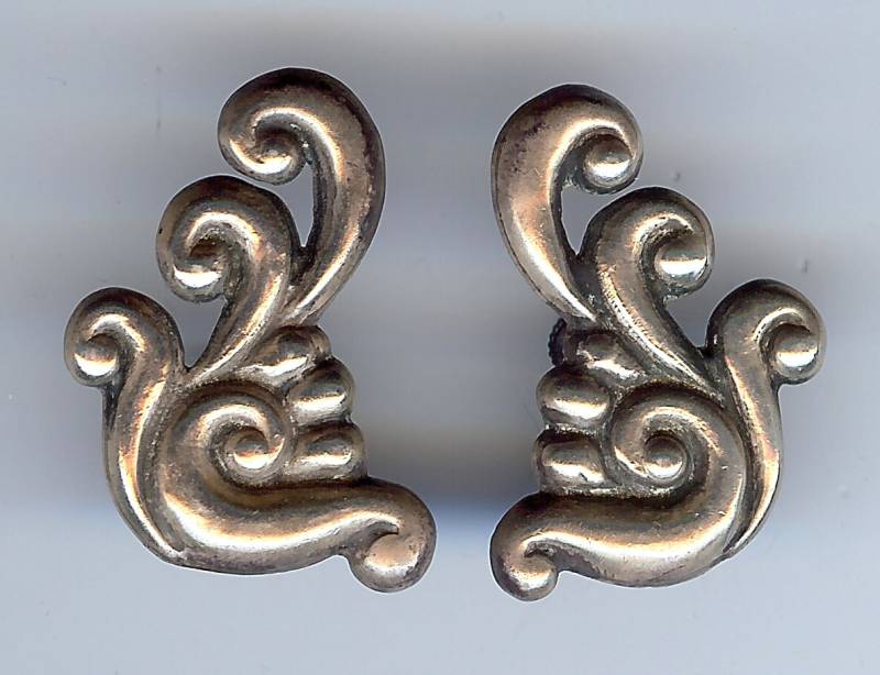 Los Castillo Mexican Vintage Sterling Silber Schraube Ohrringe von VintageLovedOne