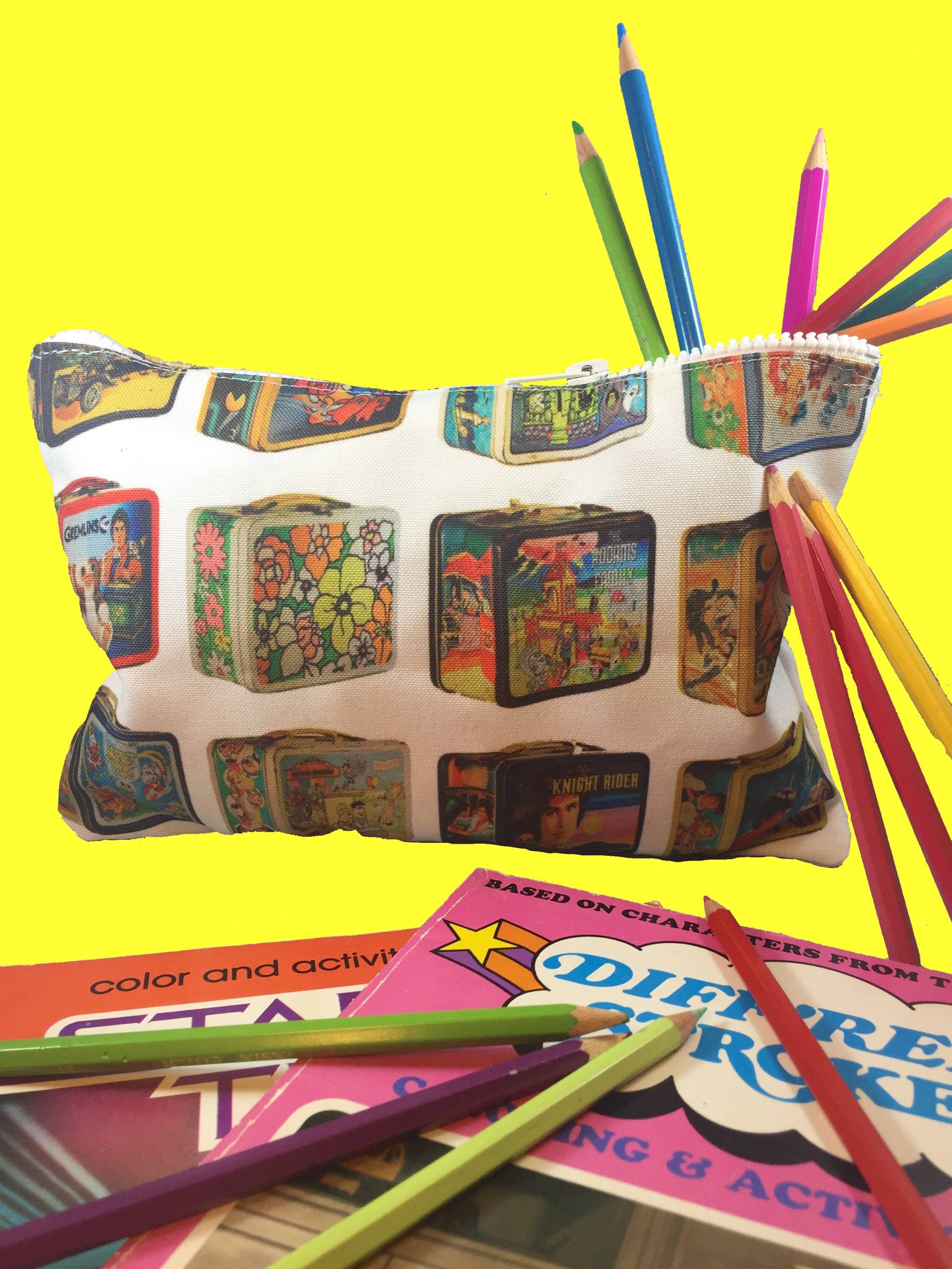 Mittagessen Box-Bleistift/Make-Up-Beutel Mittagessen Box-Bleistift/Make-Up-Beutel von VintageLunchboxClub