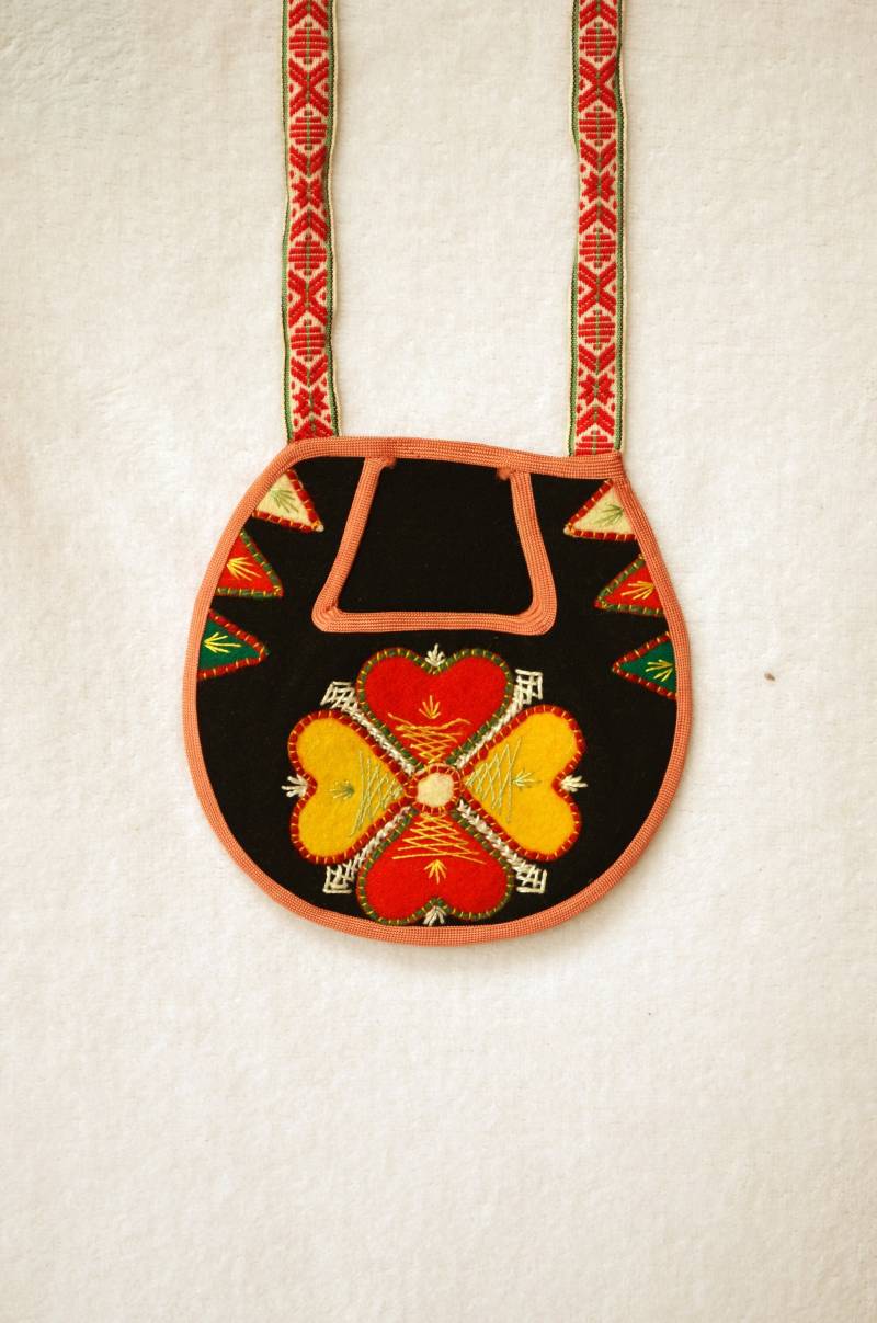 Täschchen Vintage Handgemacht Pouch Folk Muster Boho Sommer Handgemachte Geldbörse Festival Geldhalter Kinder Geldbeutel von VintageMamasFinds