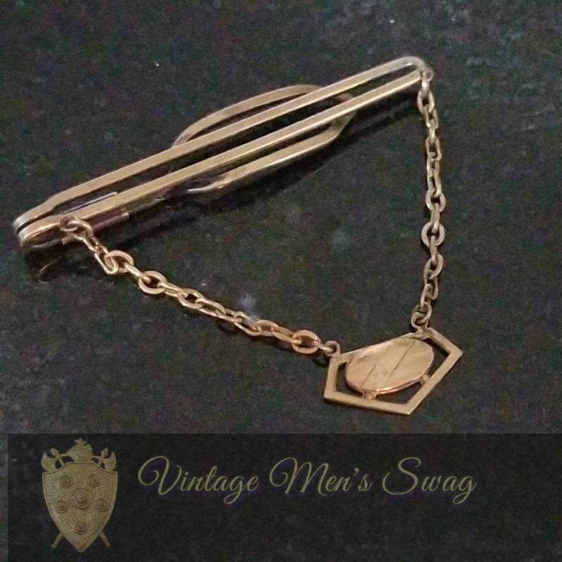 Vintage Krawattenkette Goldton Hayward Pq-9 von VintageMenSwag