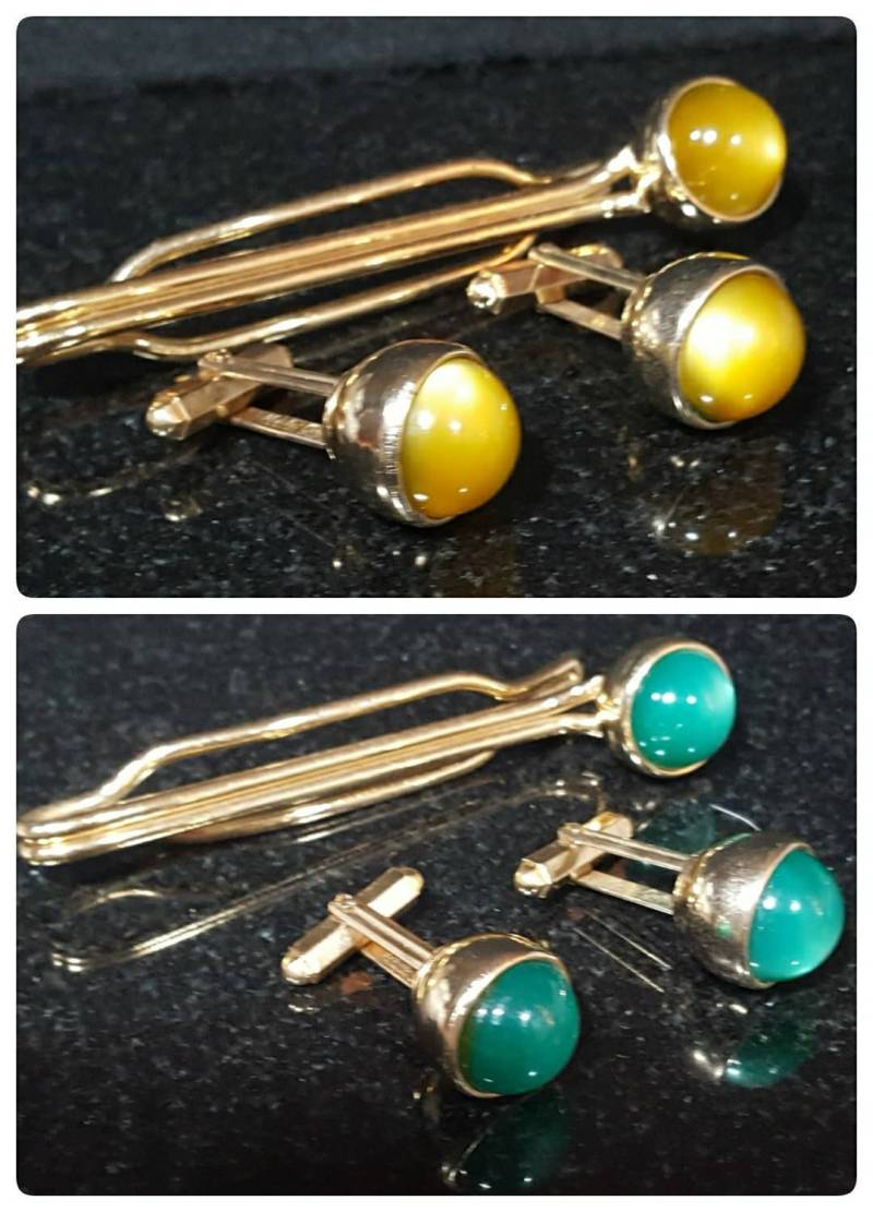 Vintage Manschettenknöpfe Krawattennadel Von Men's Swag Uw-1 von VintageMenSwag