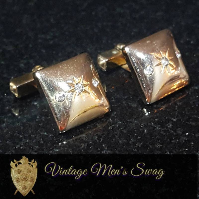 Vintage Manschettenknöpfe Von Allen, Angeboten Herren Swag Fo-2 von VintageMenSwag