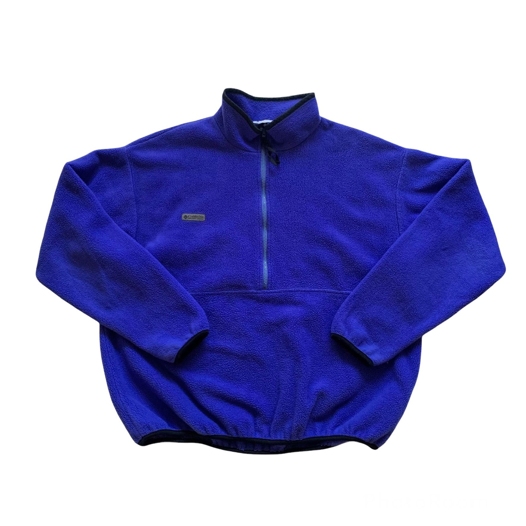 Vintage 1990Er 90Er Columbia Sportswear Indigo Fleece Jacke Made in Usa Herren Größe Xl Extra Groß von VintageMensGoods