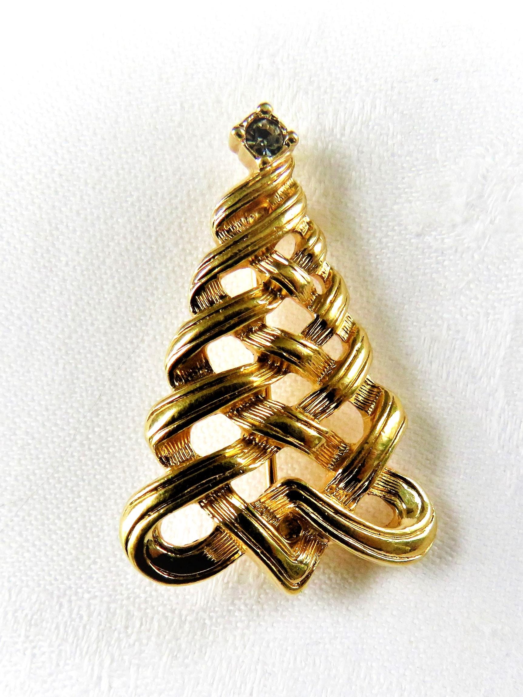 Mid Century Modern Weihnachtsbaum Von Avon - Wunderschönes Gewebtes Muster Mit Strassstern Dezent, Edel Und Sehr 80Er Jahre Mid Century Modern Weihnachtsbaum Von Avon - Wunderschönes Gewebtes Muster Mit Strassstern Dezent, Edel Und Sehr 80Er Jahre von VintageOak