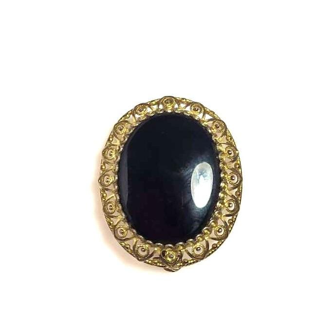 Antike Brosche Mit Schwarzem Onyx - Silber 800 Retro-Brosche Für Damen Edwardian-stil Antike Brosche Mit Schwarzem Onyx - Silber 800 Retro-Brosche Für Damen Edwardian-stil von VintageOldRose