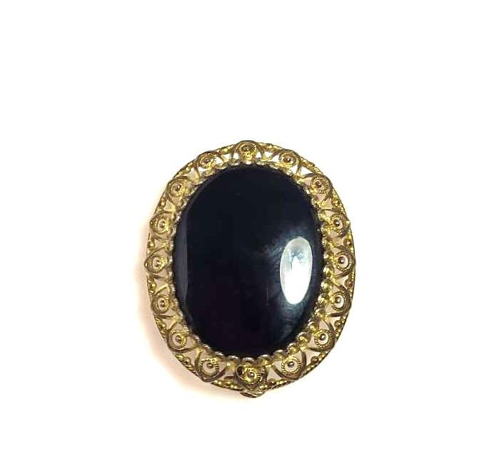 Antike Brosche Mit Schwarzem Onyx - Silber 800 Retro-Brosche Für Damen Edwardian-stil Antike Brosche Mit Schwarzem Onyx - Silber 800 Retro-Brosche Für Damen Edwardian-stil von VintageOldRose