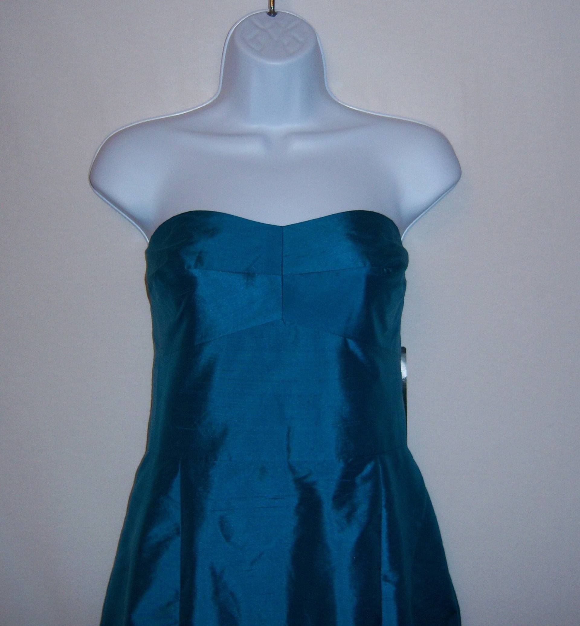 Vintage Lauren Ralph Pfau Blau Seide Cocktail Abend Party Kleid 12 Deadstock Neu Mit Etikett Nos Geschenk von VintagePrepGirl