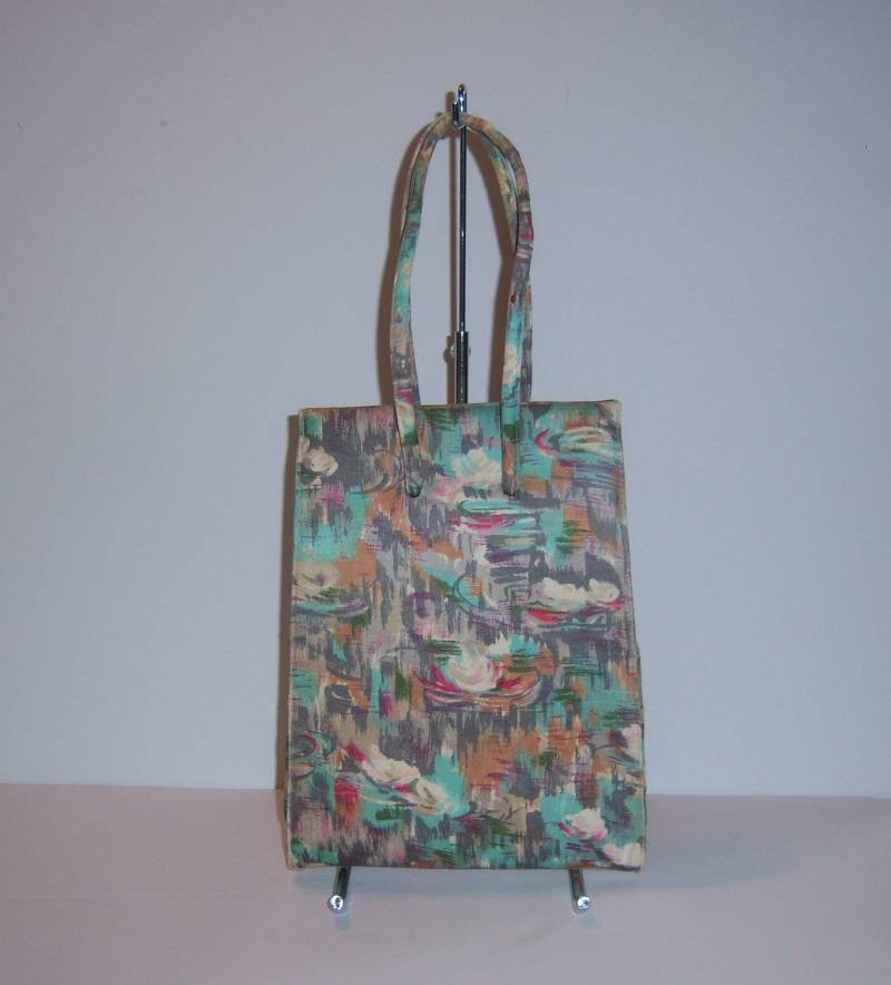 Vintage Lennox Handtaschen Pastell Space Ace Print Mod Retro Handtasche Tasche Geschenk von VintagePrepGirl