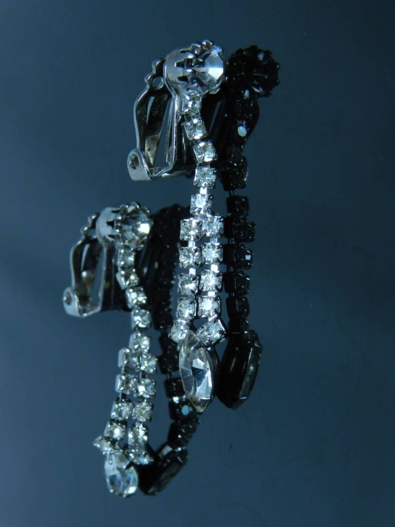 Vintage Strass Ohrringe Clip von VintagePresentations