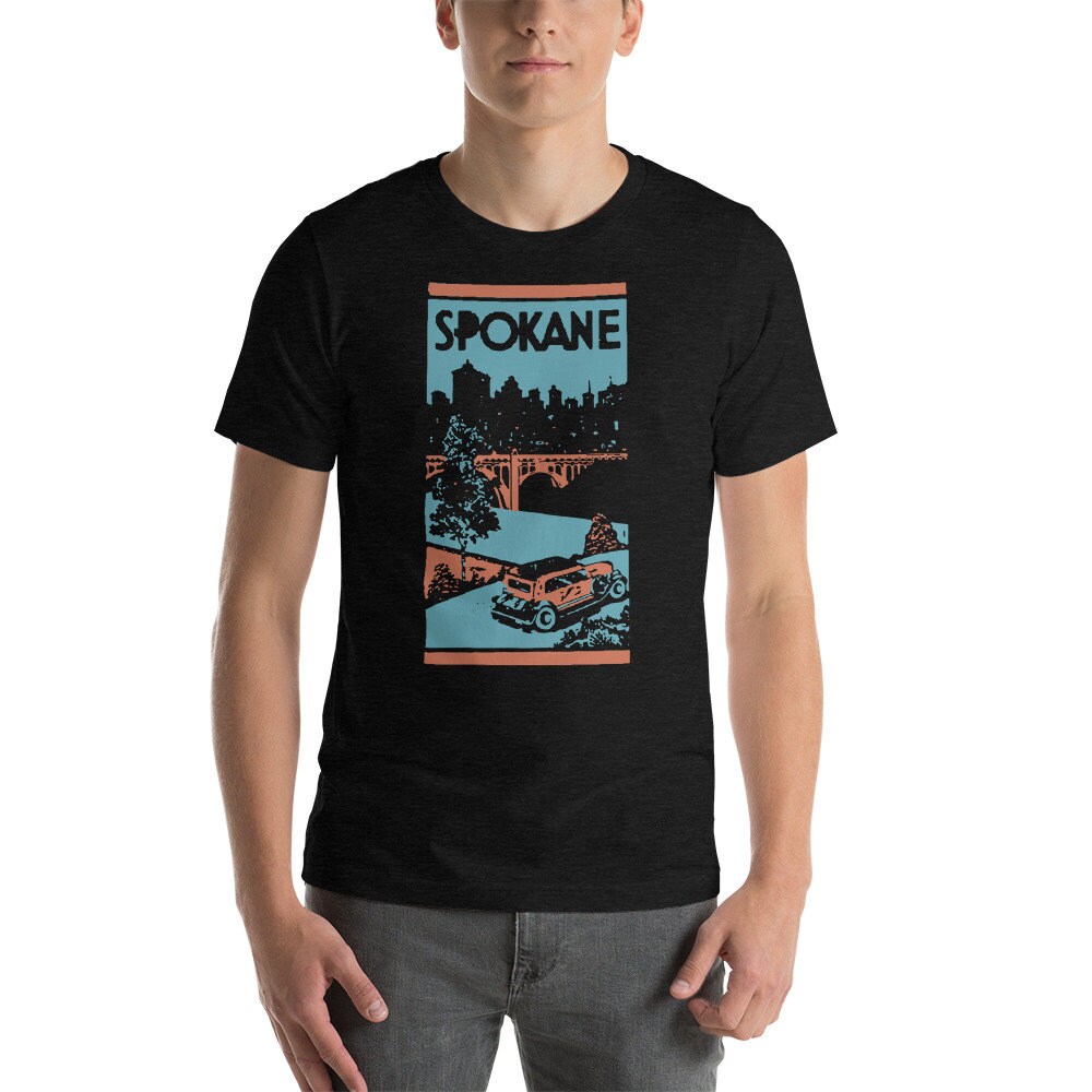 Spokane Skyline Spokane Skyline von VintagePrintNW