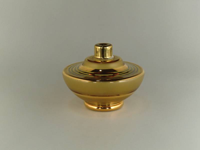 Boho Czech Art Deco Glas Parfum Flacon Von Podbira Brothers Haida von VintageRetroEu