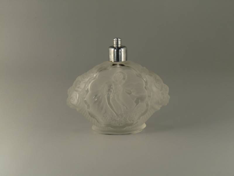 Boho Czech Art Deco Schlevogt Glas Parfum Flacon - Zerstäuber Lost von VintageRetroEu