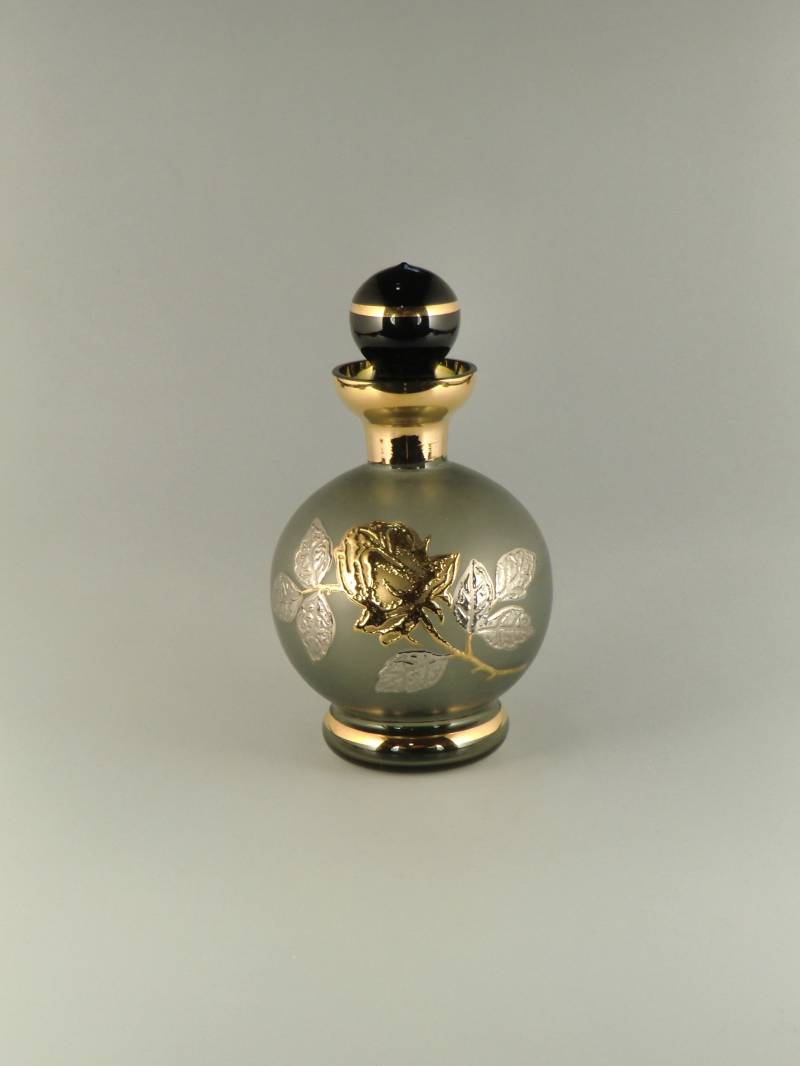 Boho Czech Glass Parfum Flacon Von Novy Bor Haida von VintageRetroEu