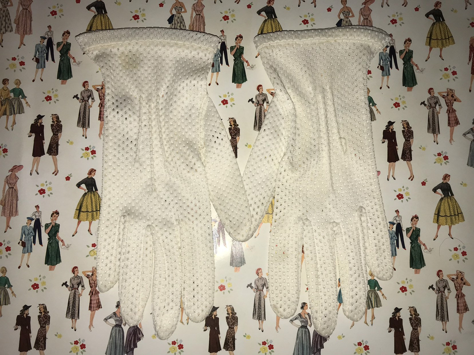 Vintage 60Er Jahre Nylon Autohandschuhe/Größe 6 1/2 Von Kayser von VintageRiverCity