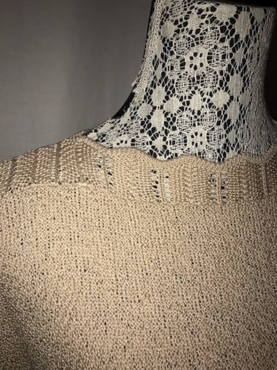 Vtg 80's Beige Boatneck Sweater/Größe Medium Von Barry & Me von VintageRiverCity