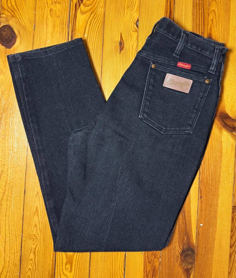 Vtg 90's Schwarze Jeans Mit Geradem Bein/Größe 11/12 X 34 Von Wrangler von VintageRiverCity