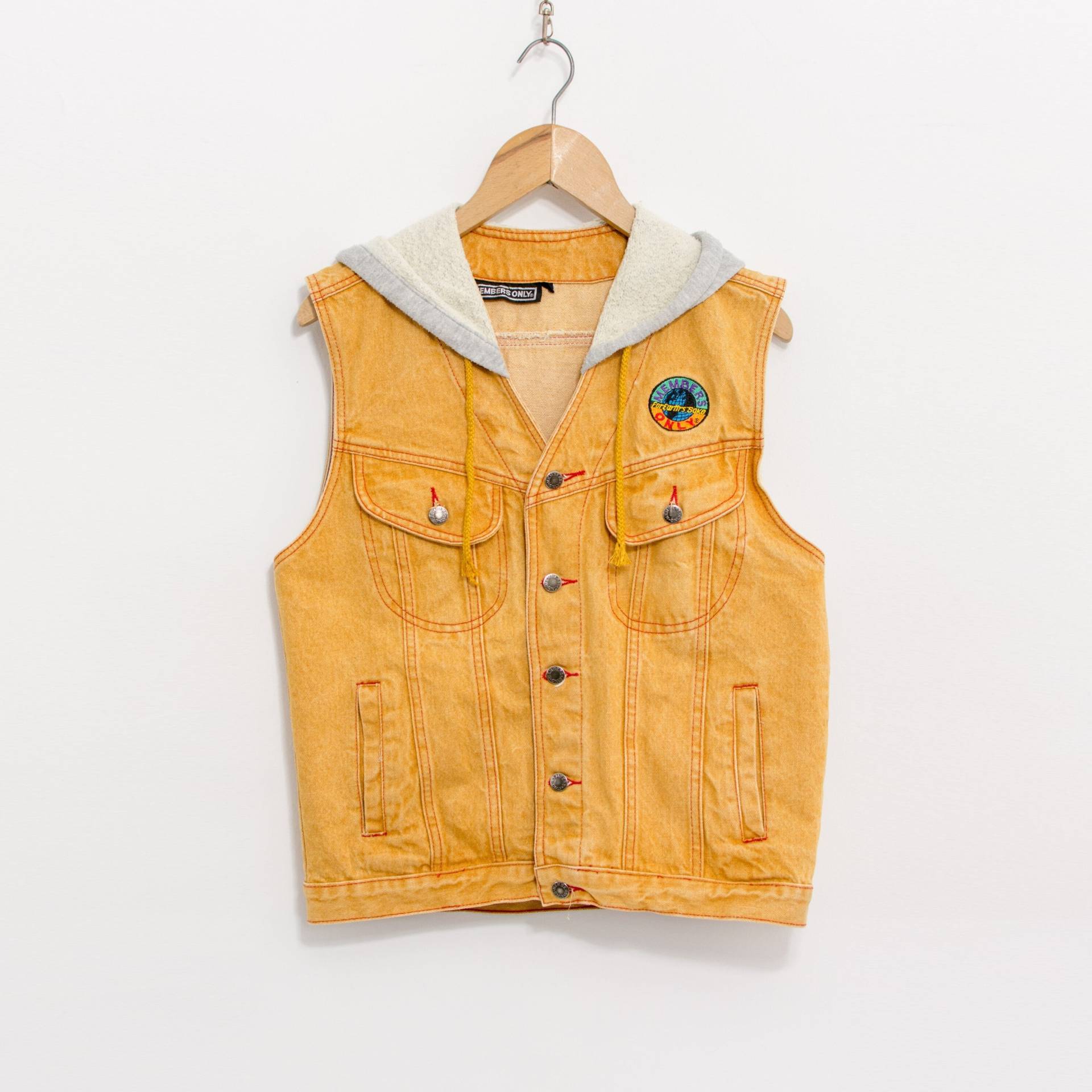 Kapuzen Weste 90Er Vintage Ärmellose Jacke Senf Damen Gr. M Kapuzen Weste 90Er Vintage Ärmellose Jacke Senf Damen Gr. M von VintageShopGertrude