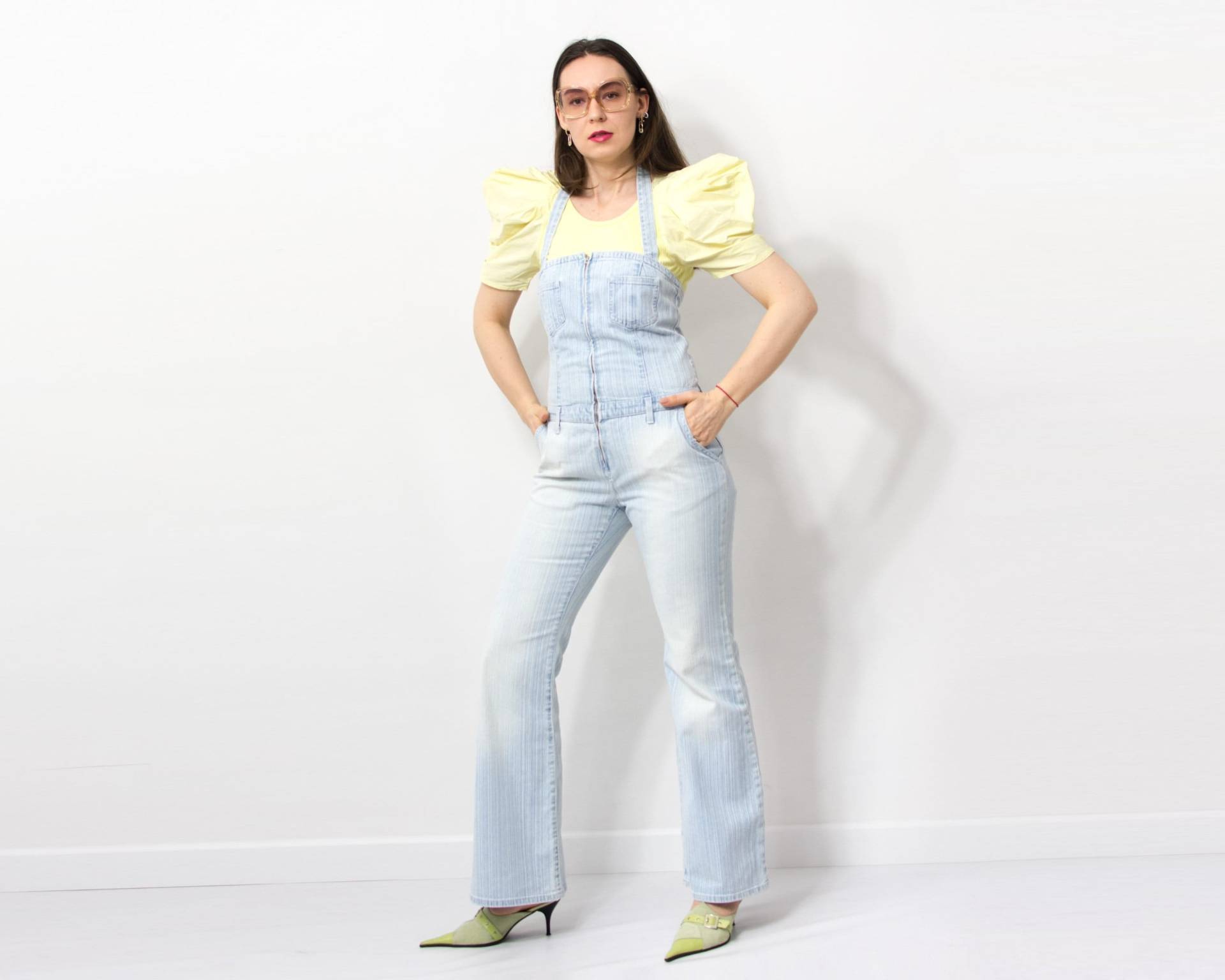 Lee Cooper Jeansoverall Vintage Y2K Overall Im 70Er Stil Damen Größe M/L von VintageShopGertrude