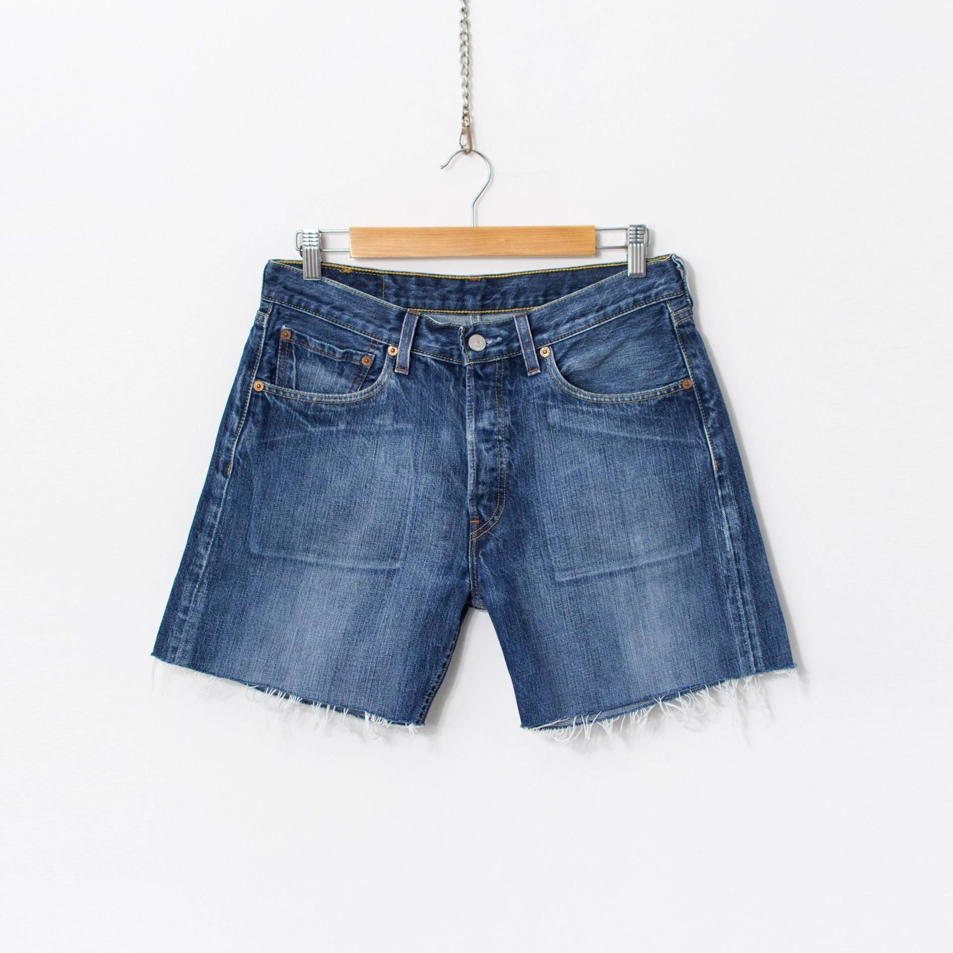 Levi's 501 Cut-Off Shorts Denim Cutoffs Damen Größe W31 Levi's 501 Cut-Off Shorts Denim Cutoffs Damen Größe W31 von VintageShopGertrude