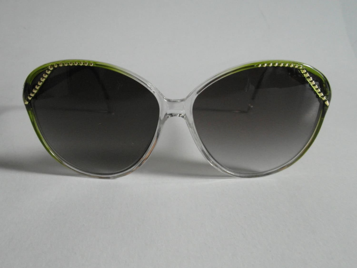 Vintage Lime Grün Zu Klar Jackie-O Sonnenbrille Vintage Lime Grün Zu Klar Jackie-O Sonnenbrille von VintageSilo