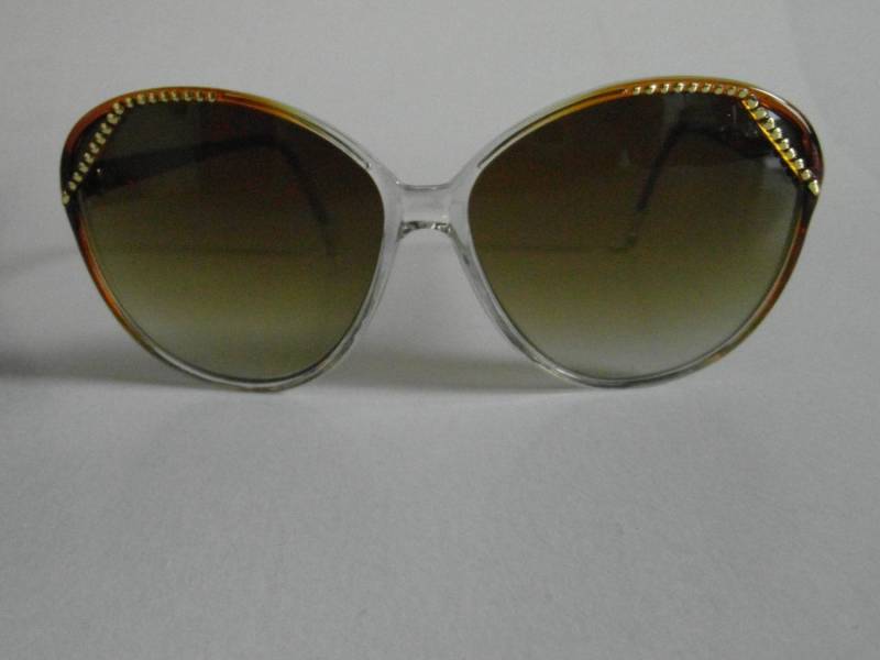 Vintage Tabak Zu Klaren Jackie-O Sonnenbrillen Vintage Tabak Zu Klaren Jackie-O Sonnenbrillen von VintageSilo